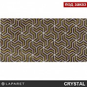 Декор Crystal Fractal  коричневый 30х60